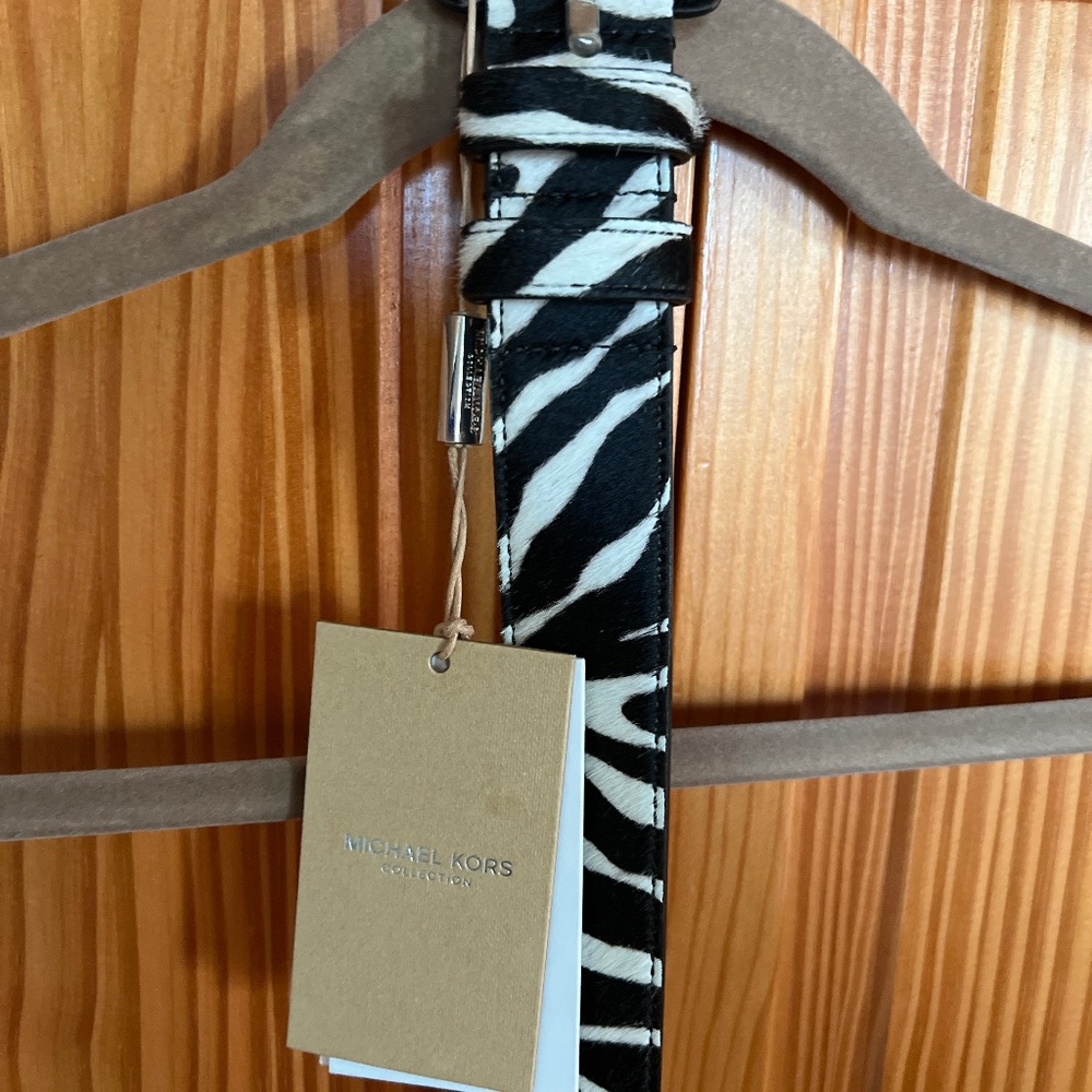 Michael Kors Zebra Belt